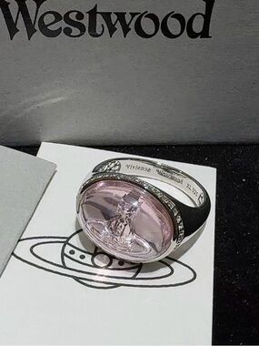 Planet Delicate Elvire Illusion Relief Oval Ring